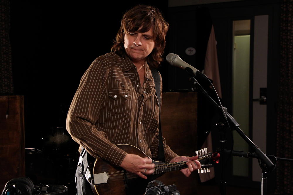 Amy Ray performs  at WFUV Public Radio in New York.