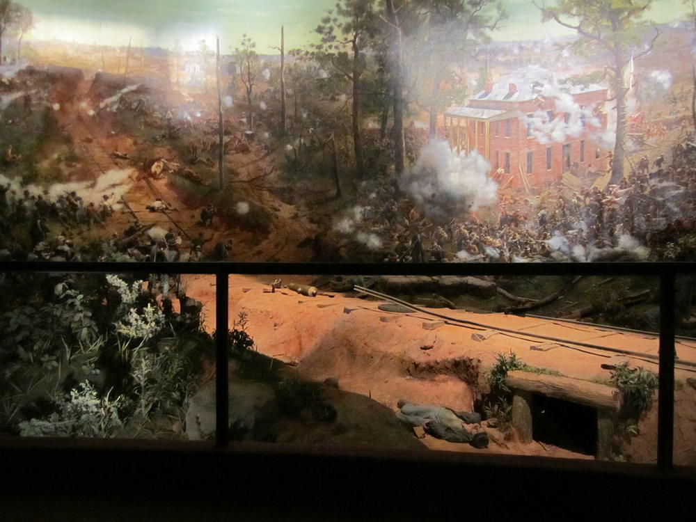 After restoration, the Battle of Atlanta cyclorama painting is set to reopen to the pulblic in February at the Atlanta History Center.