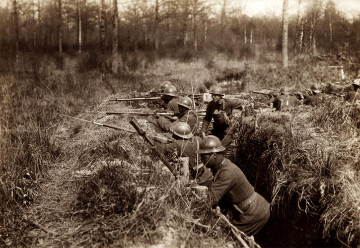 The New York National Guard's 369th Regiment, 93rd Infantry Division, also known as the 