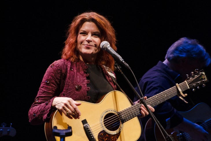 Rosanne Cash at a performance at Penn State.
