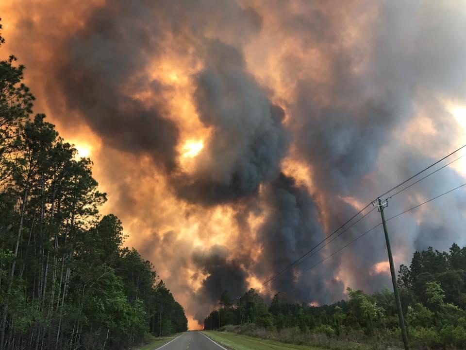 The West Mims wildfire has been burning since April 6 in and around the Okefenokee National Wildlife Refuge