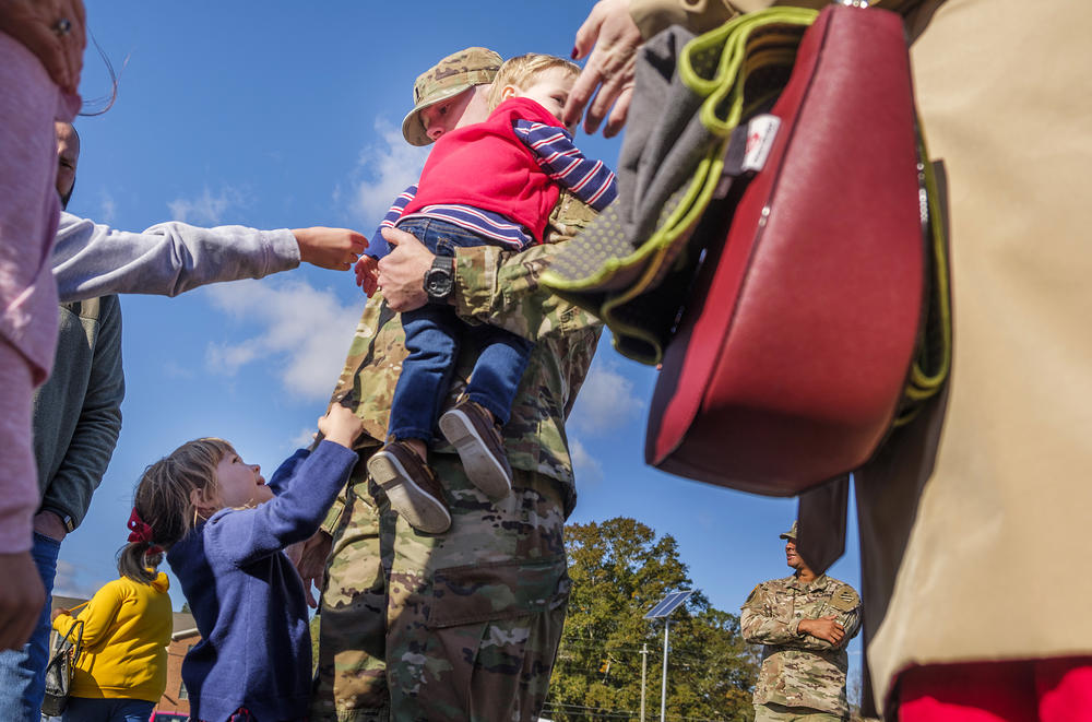 Georgia National Guard Lieutenant Jonathan Kareis is among the guard members who will soon deploy to Afghanistan. 