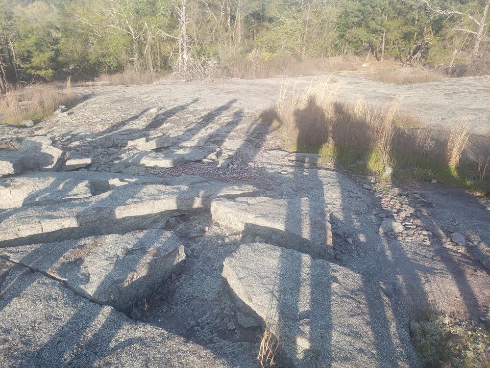 Panola Mountain granite is much more fragile making it undesirable for construction.