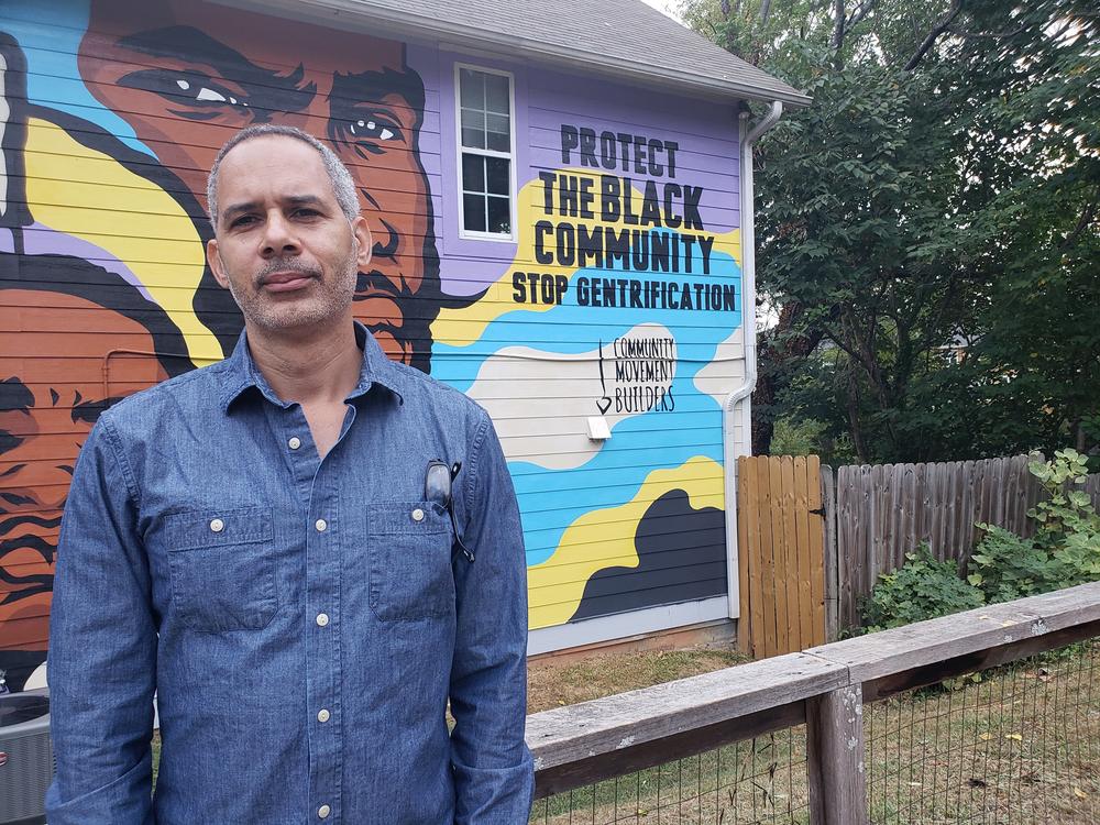Kamau Franklin is an anti-gentrification activist who recently commissioned a mural to highlight his opposition to gentrification in the Pittsburgh neighborhood of Atlanta.