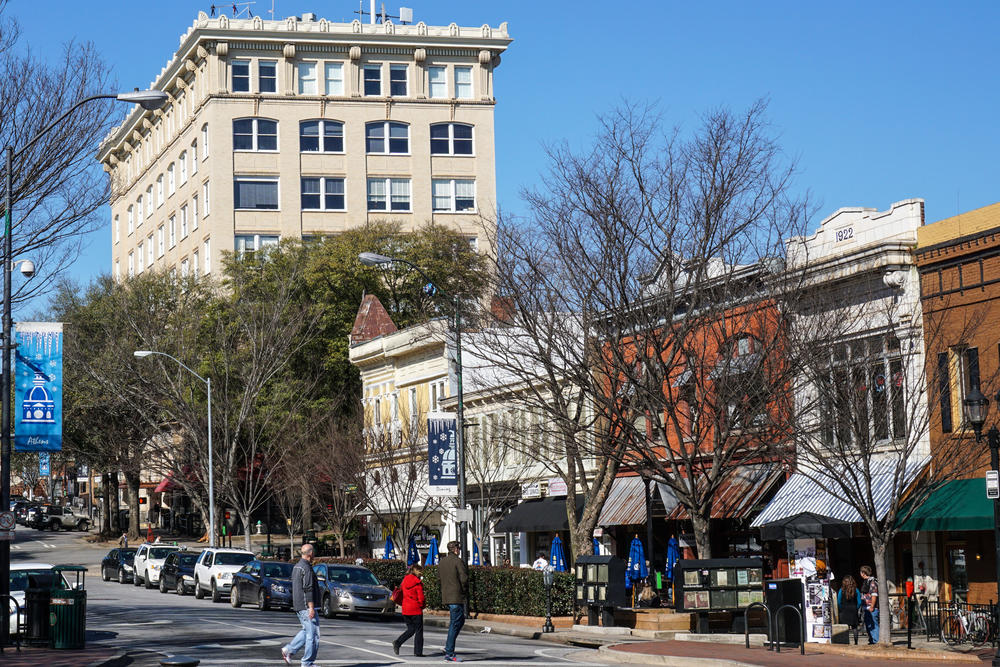 Downtown Athens is home to the University of Georgia and Bitter Southerner writer Laura Relyea.