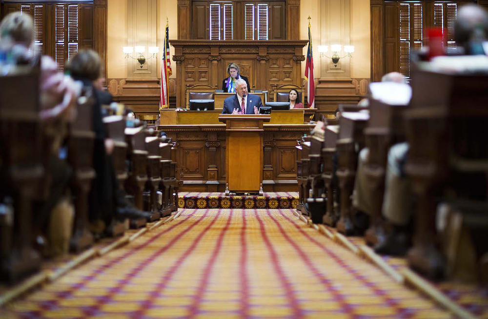 Georgia House Speaker David Ralston at the Statehouse in Atlanta in February.