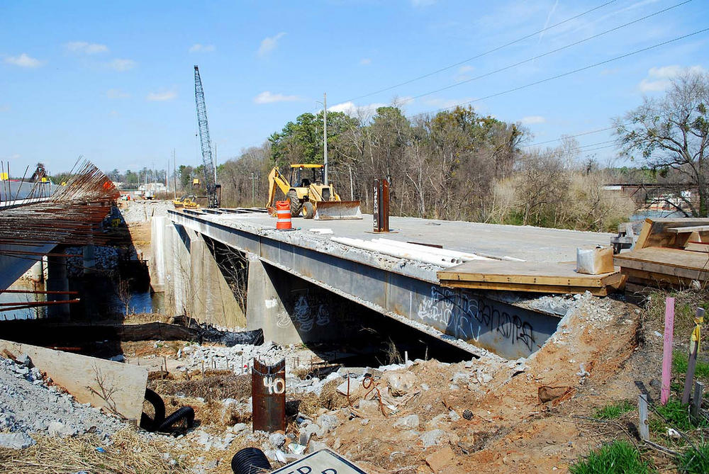 Road work in Georgia.