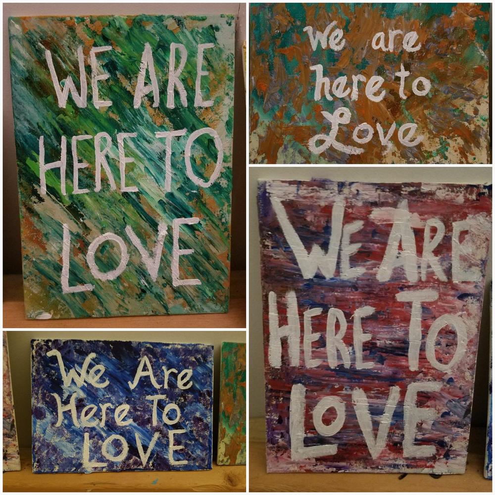 Check out the latest art on display at Sulfur Studios, including these works by Joanne J Morton, during First Fridays in Starland