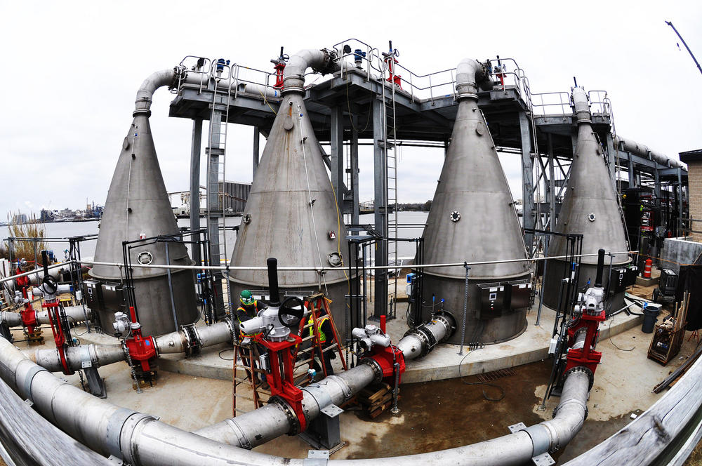 The dissolved oxygen injection system is designed to replenish the river's oxygen level, to offset the effects of deepening the harbor. Dissolved oxygen is important for marine life in the river.