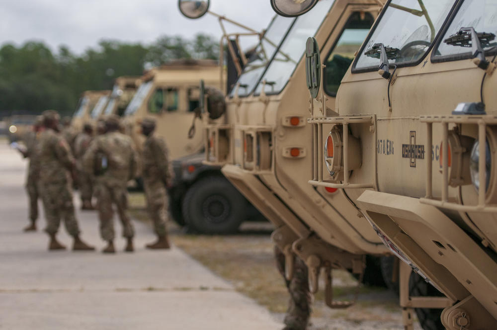 Georgia Army National Guardsmen are preparing at Ft. Stewart to bring relief to coastal communities recovering from Hurricane Dorian.