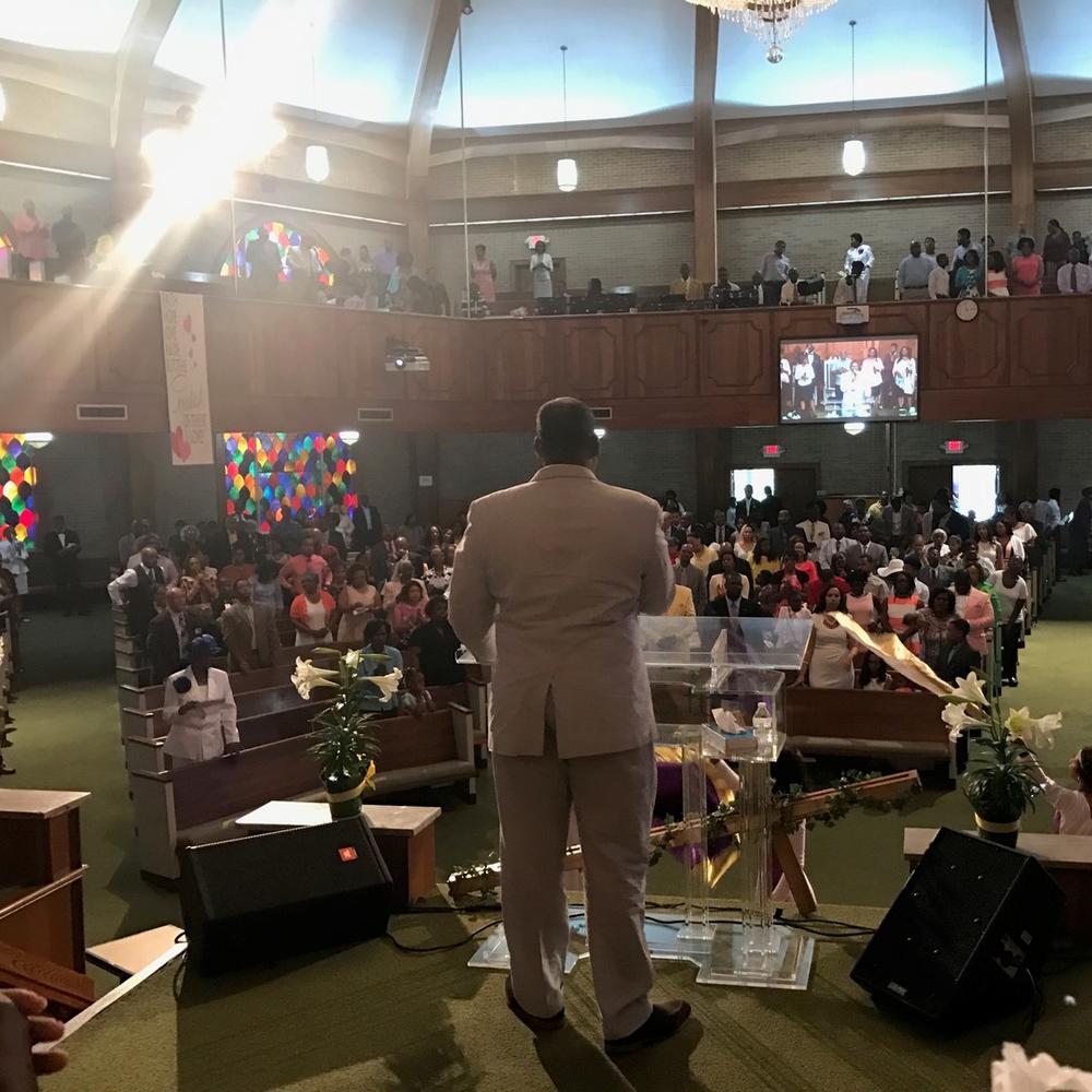 Greenforest Community Baptist Church in East Atlanta is preparing for a potential mass shooting by parterning with the Dekalb Police Department for active shooter training. The church is led by pastor Emory Berry Jr.
