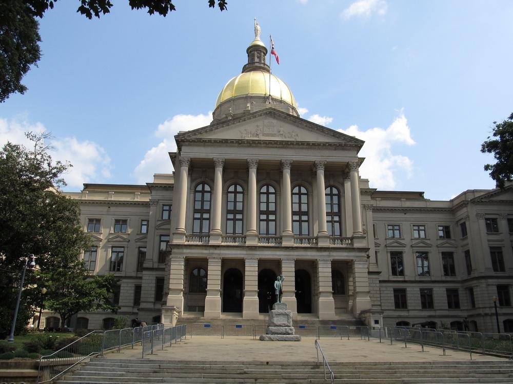 The Georgia State Capitol building, in Atlanta.