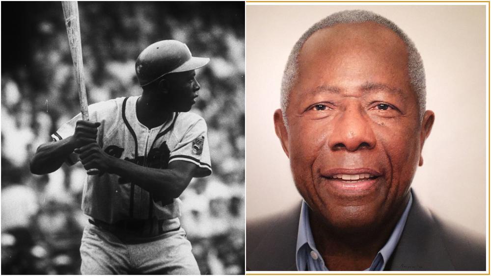 Henry Louis "Hank" Aaron (born February 1934), nicknamed "Hammer," or "Hammerin' Hank," is a retired American Major League Baseball (MLB) right fielder. He played 21 seasons for the Milwaukee/Atlanta Braves in the National League.