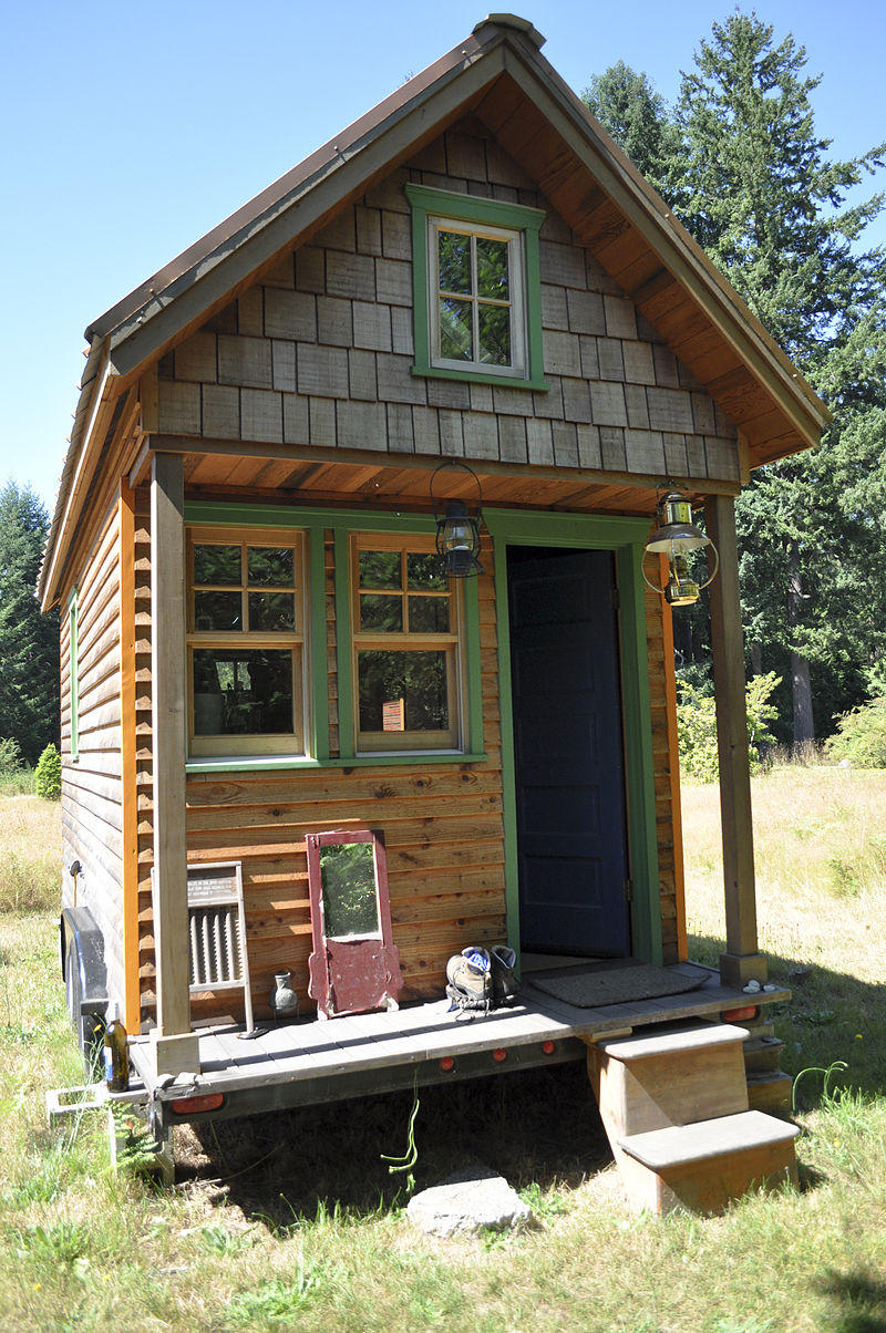 A tiny mobile house in Olympia, Washington