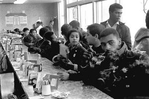 Members of the North Carolina Student Nonviolent Coordinating Committee, shown at the Tottle House lunch counter in Atlanta in 1960, sparked sit-ins across the South. 