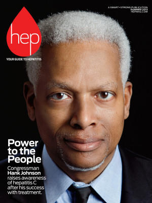 U.S. Rep Hank Johnson was featured on the 2013 cover of Hep magazine after speaking out about his own recovery and the stigma of viral hepatitis. 