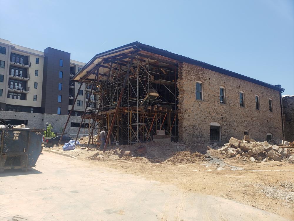 The coronavirus pandemic hasn't stopped reconstruction from beginning this month at the historic DuPre Excelsior Mill. 