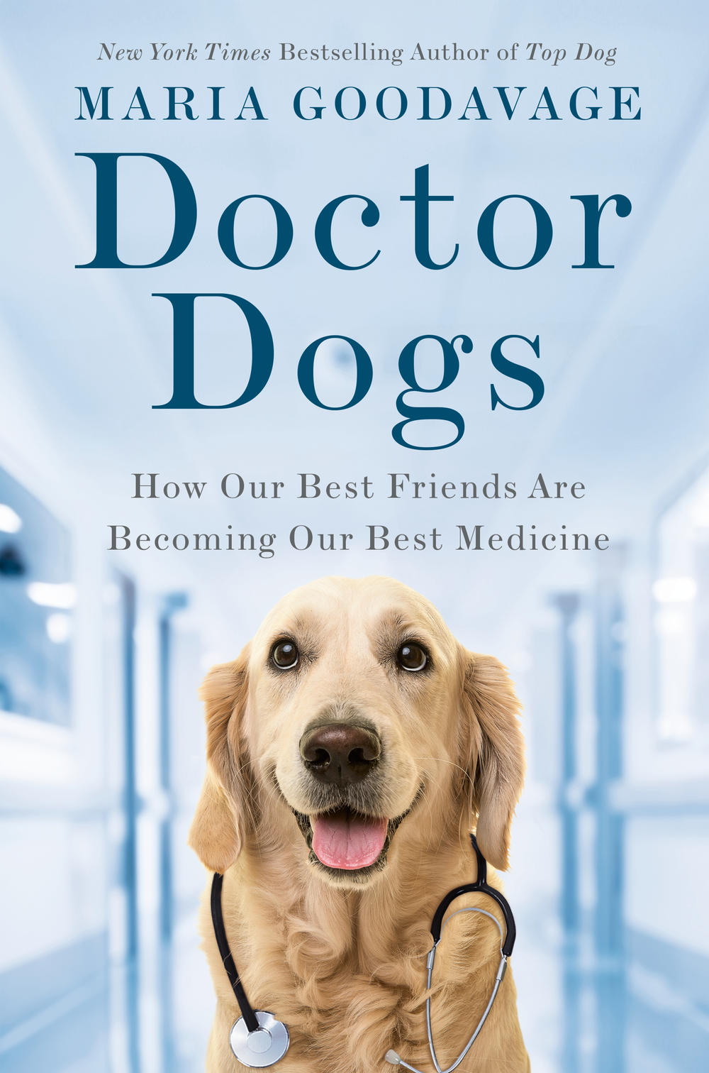 Maria Goodavage writes about breakthroughs with medical dogs in her book 'Doctor Dogs'.