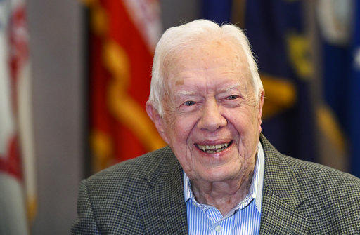 Former President Jimmy Carter at 93. The 39th president is now 95 years old.