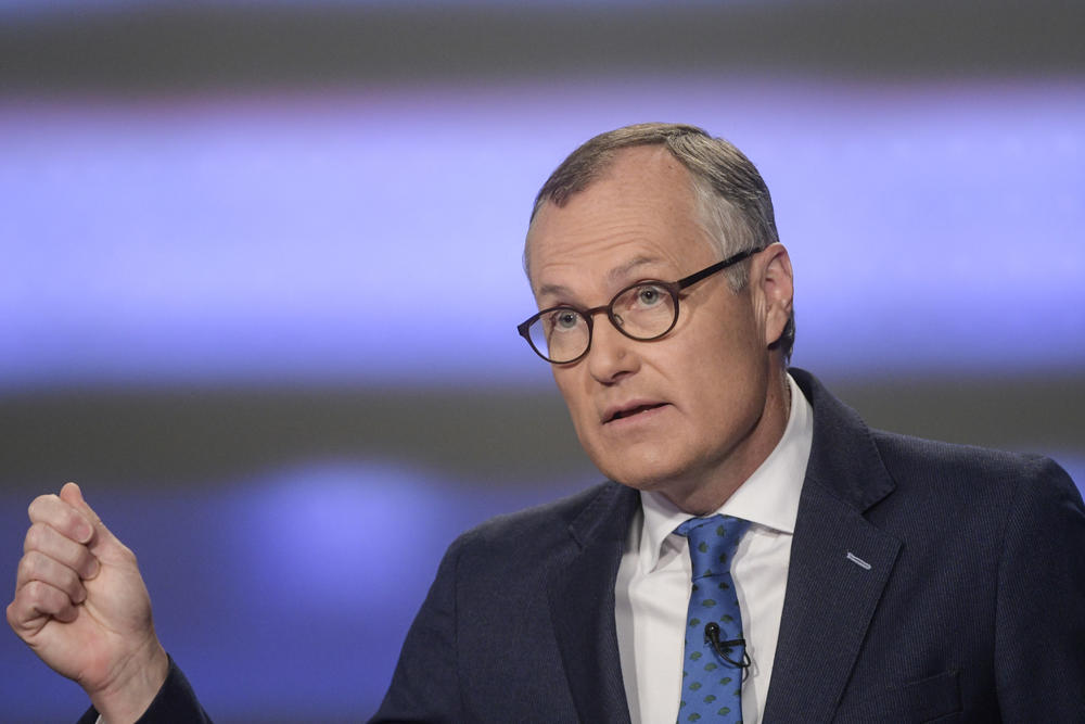 Georgia gubernatorial candidate Casey Cagle participates in a republican primary debate Sunday, May 20, 2018, in Atlanta.