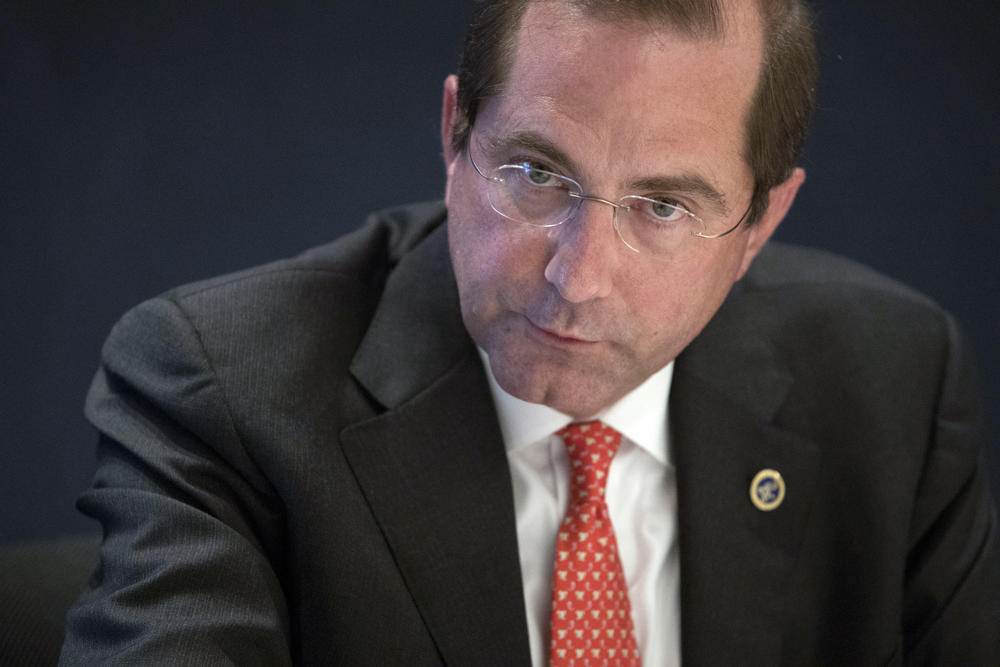 Health & Human Services Secretary Alex Azar in 2018.
