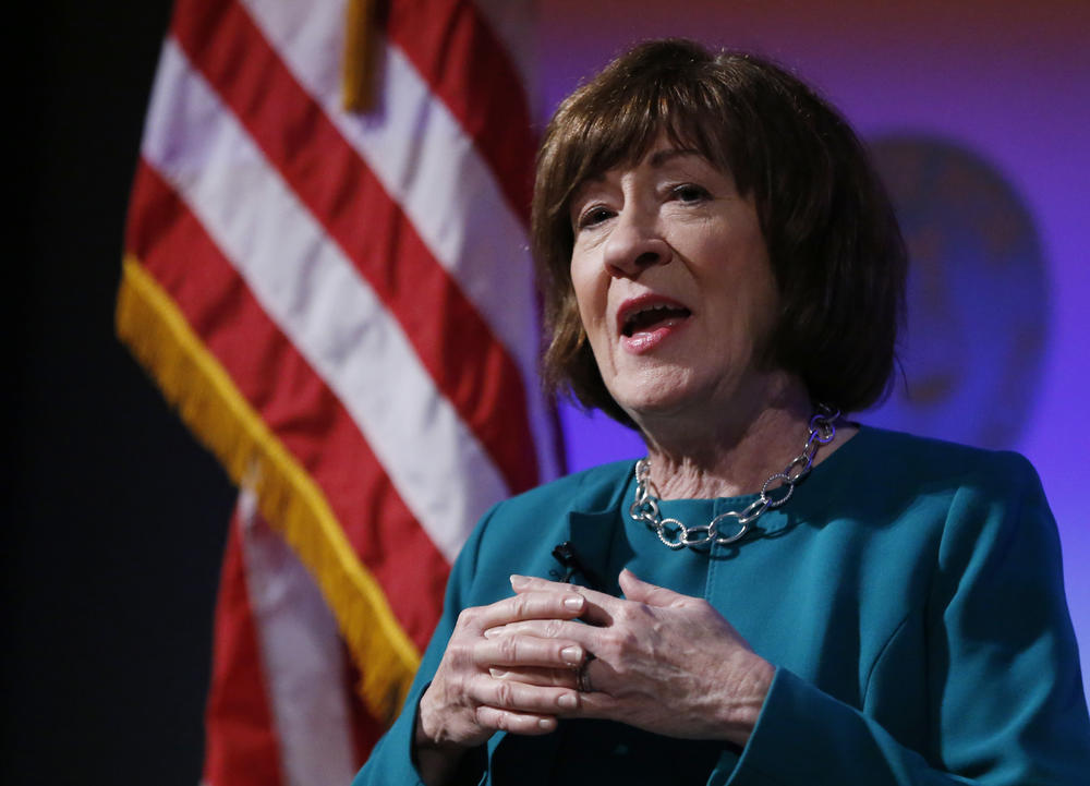 Sen. Susan Collins, R-Maine, considered one of the few possible Republican 
