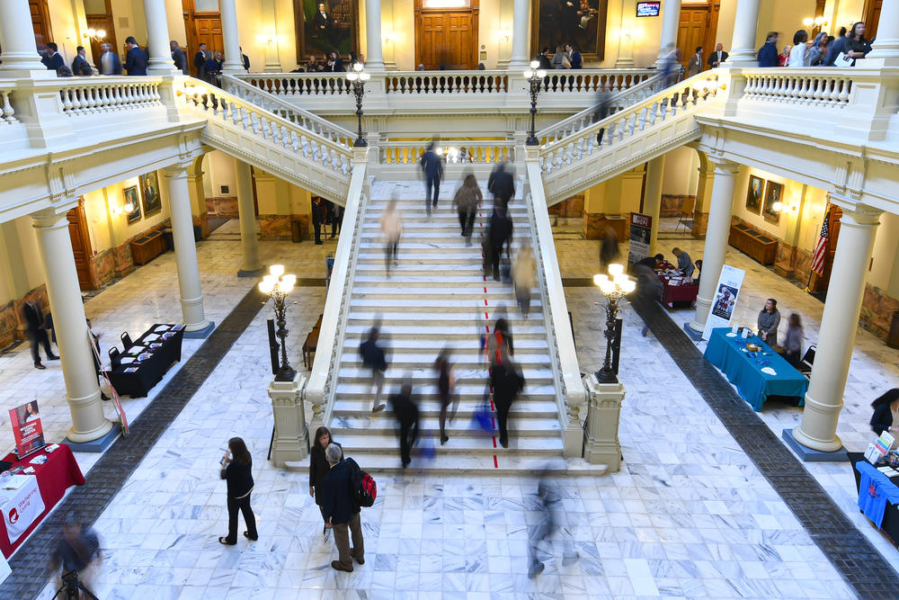 State budget cuts top the priority list for Georgia lawmakers this year.