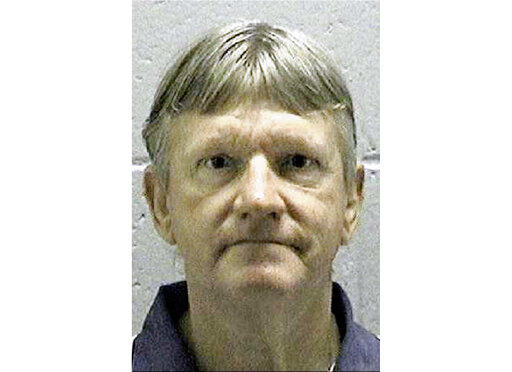 In this undated file photo released by the Georgia Department of Corrections, shows death row inmate Donnie Cleveland Lance, who was convicted of killing his ex-wife and her boyfriend more than 20 years ago.