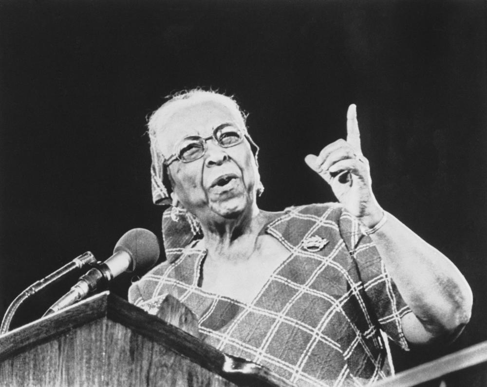 Famed gospel singer Ethel Waters was given a standing ovation after she spoke at the Billy Graham crusade in Seattle's Kingdome on Sunday, May 10, 1976. The famed singer sang 