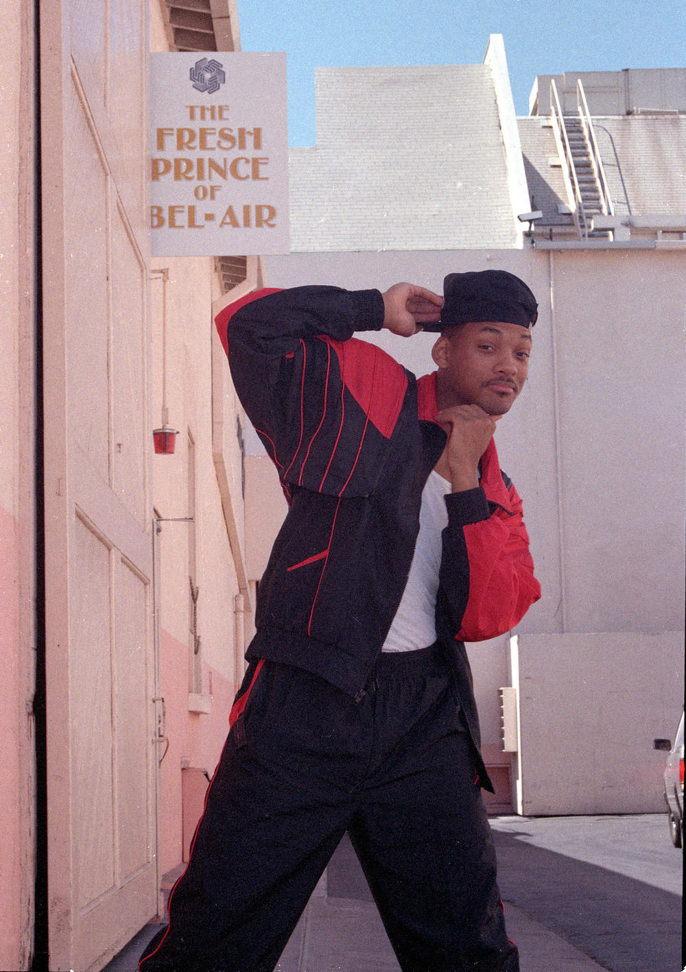 Actor and rap star Will Smith poses on the set of "The Fresh Prince of Bel-Air" in Los Angeles, Calif., on Oct. 15, 1990.