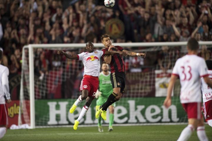 Atlanta drew a sellout crowd of 55,297 for its first MLS game at Georgia Tech's Bobby Dodd Stadium. The team made announcements before the game asking fans to avoid abusive behavior.