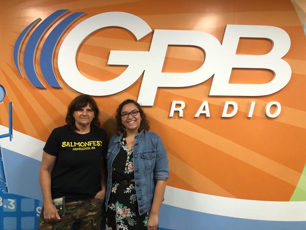 Amy Ray in the studio with producer Elena Rivera.