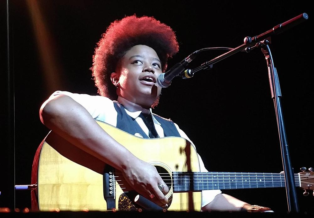 Amythyst Kiah performs at the Variety Playhouse in Atlanta on May 6, 2017.