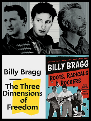 A Cappella Books will host a virtual author talk with Billy Bragg on May 6, in which he'll discuss his music, career, and his two most recent books.