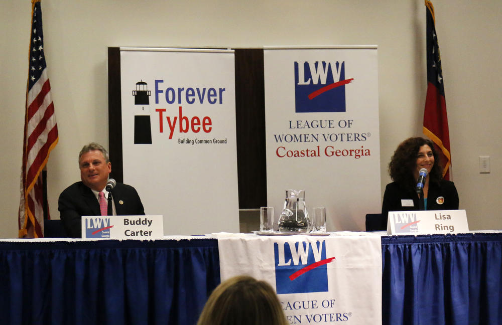 1st Congressional District candidates Buddy Carter and Lisa Ring