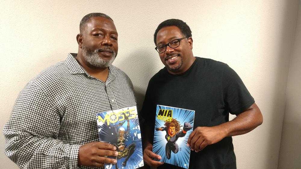 Darrick and Carlton Hargro are the publishers  of 20th Place Media, a Atlanta-based comic book company that's working to develop more heroes of color.