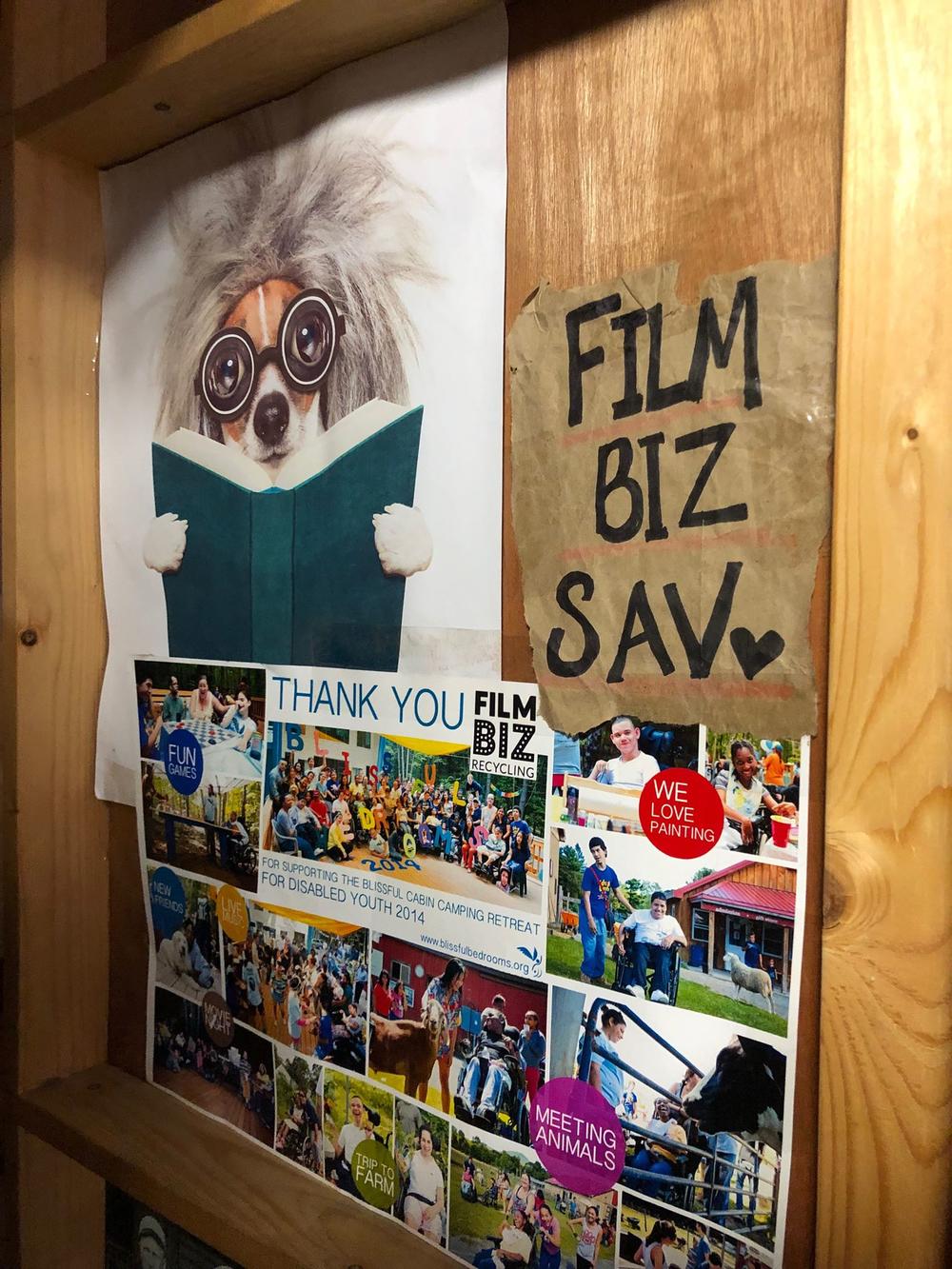Inside Film Biz Recycling in Savannah.