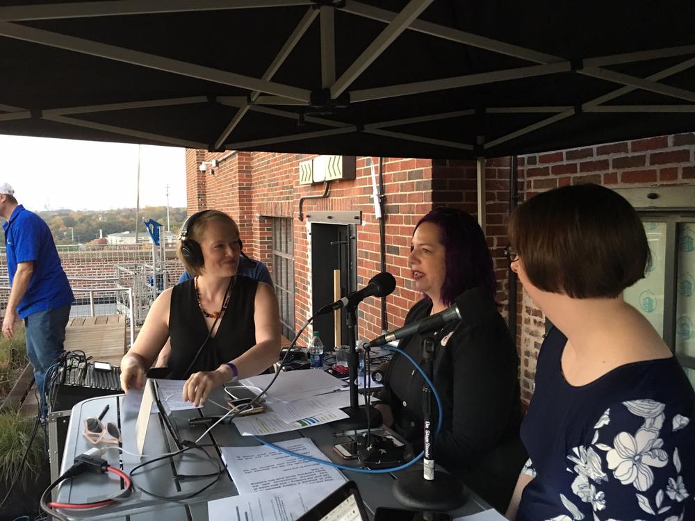 Rickey Bevington interviews Holly Frey and Tracy V. Wilson of the Stuff You Missed In History Class podcast.