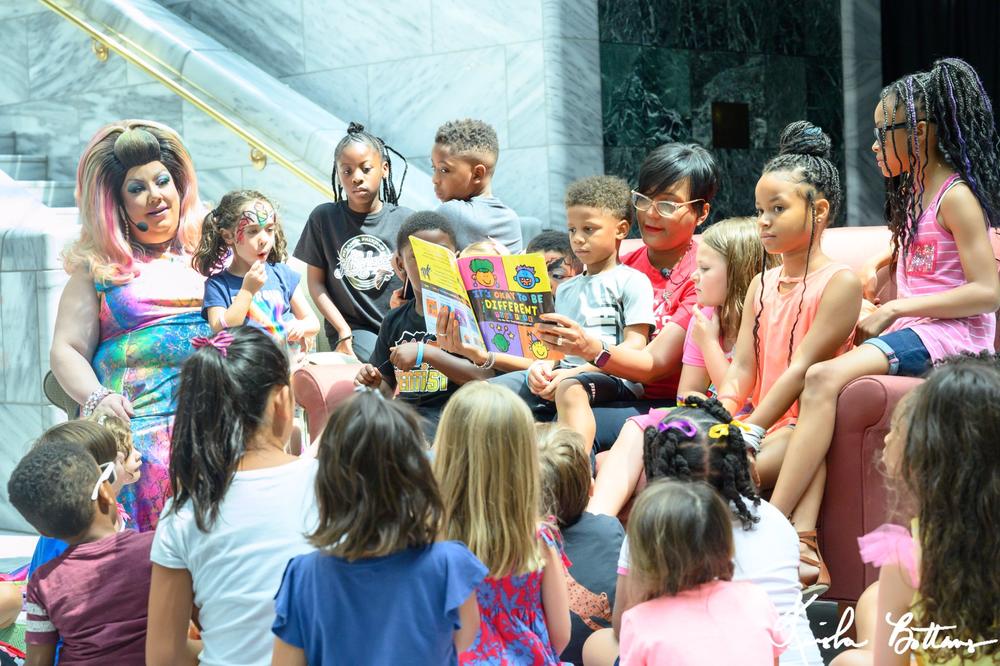 Mayor Keisha Lance Bottoms hosted a Drag Queen Story Hour with Miss Terra Cotta Sugarbaker during Pride Month.