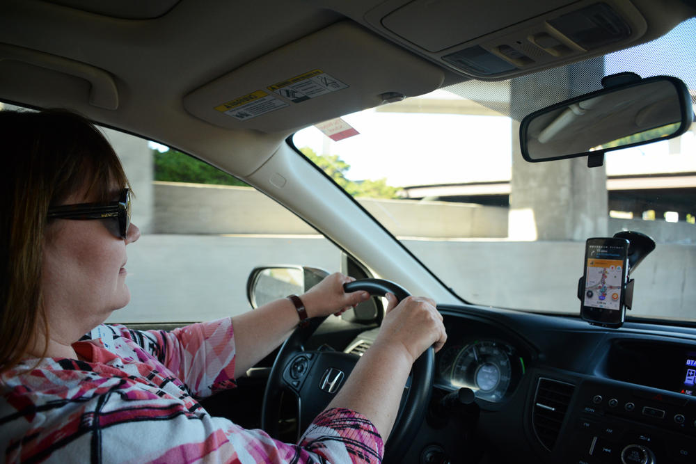 Shlaina VanDyke says, most days, the lanes help her keep her total commute time to just over two hours.