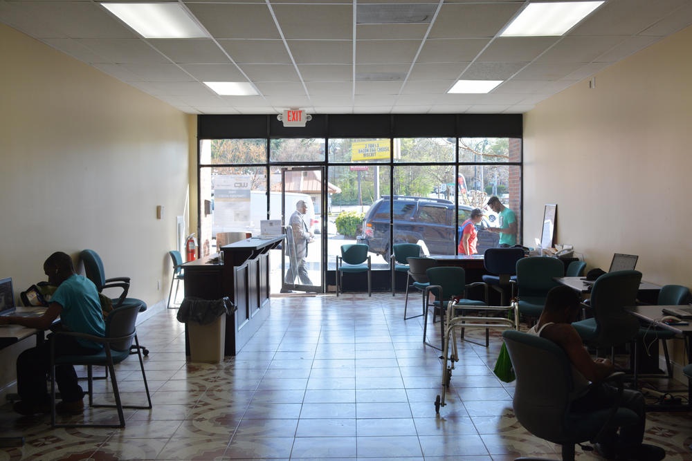 Thursday afternoon at the Westside Communities Alliance's free computer lab in Atlanta.