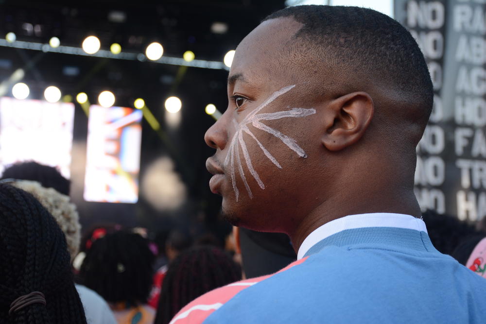 An AfroPunk attendee