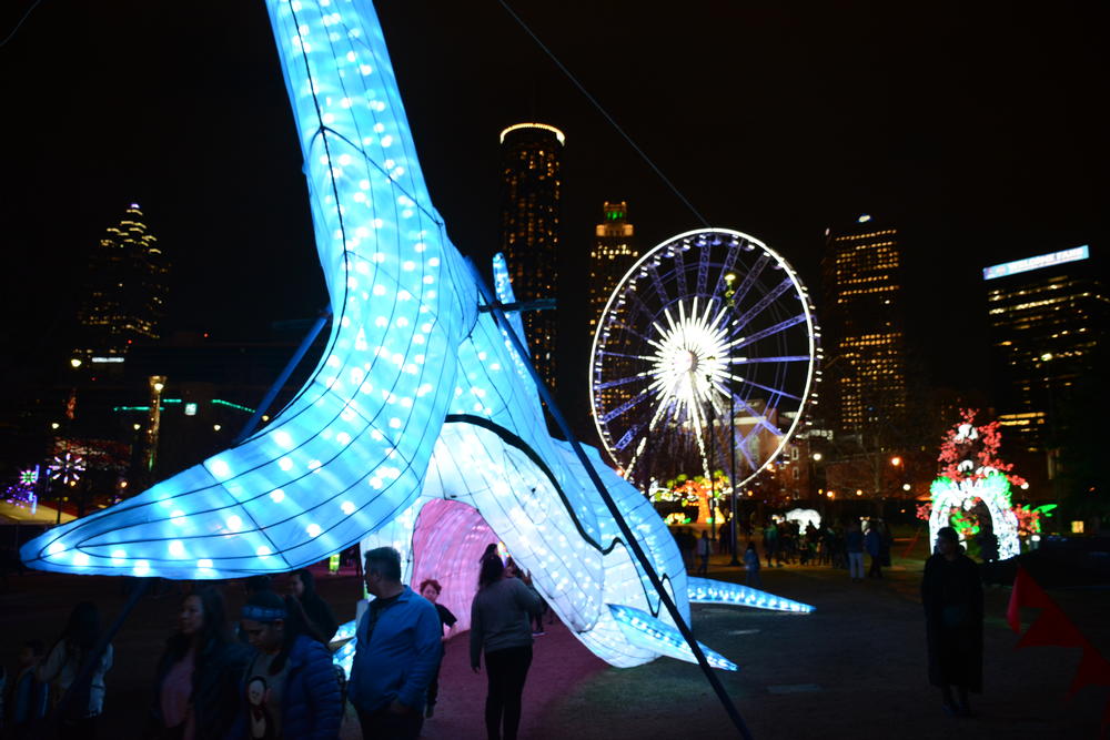 The Chinese Lantern Festival is running until Jan. 5 in Centennial Olympic Park in downtown Atlanta.