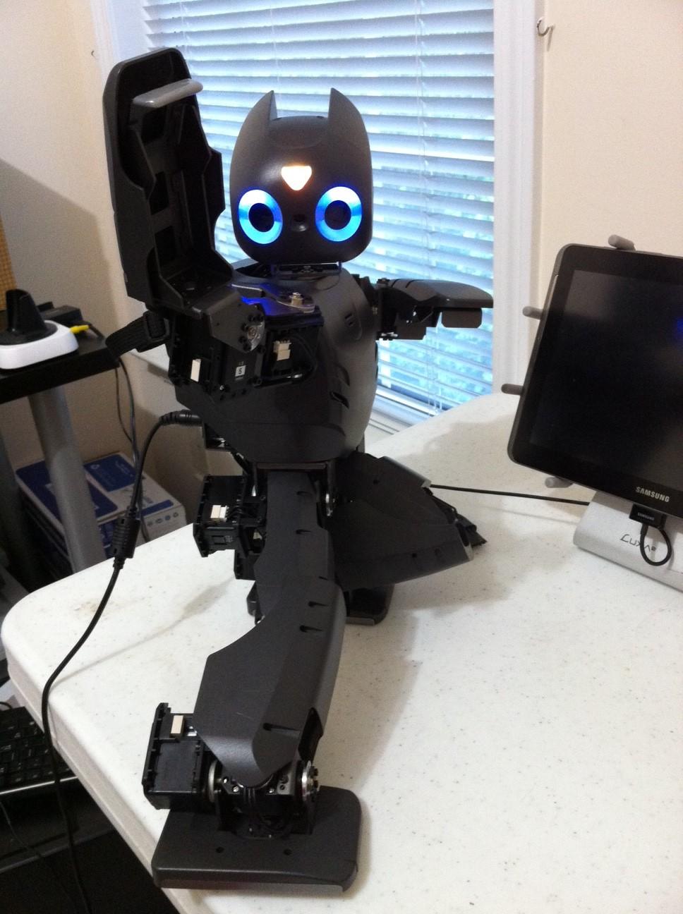 Dr. Howard programmed Darwin to provide direction and encouragement to children with disabilities. 