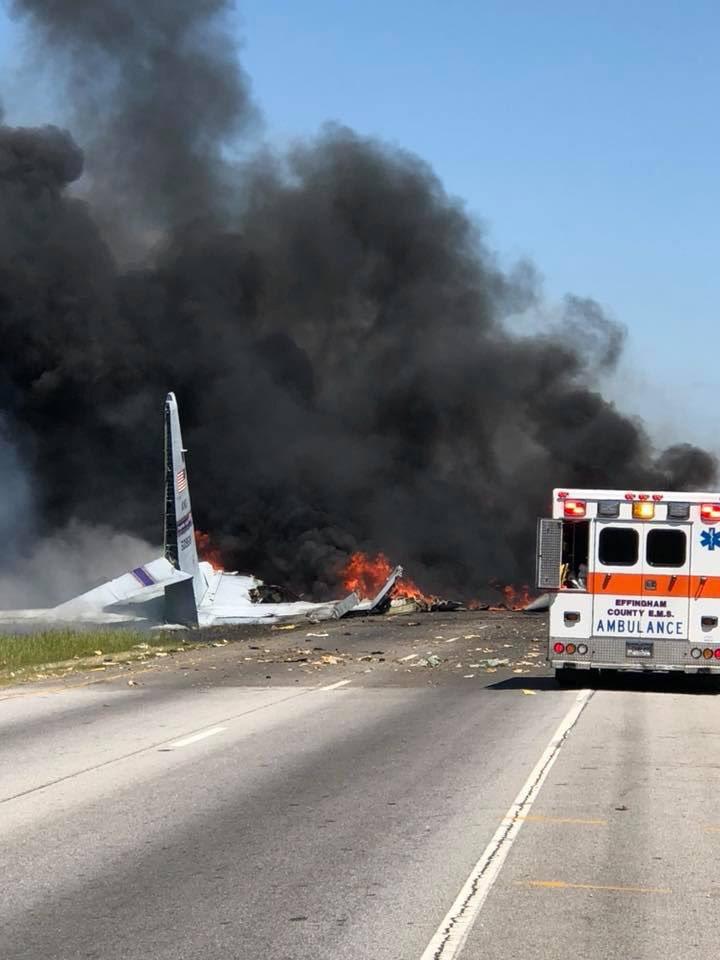 An Air National Guard C-130 crashed Wednesday in Savannah.