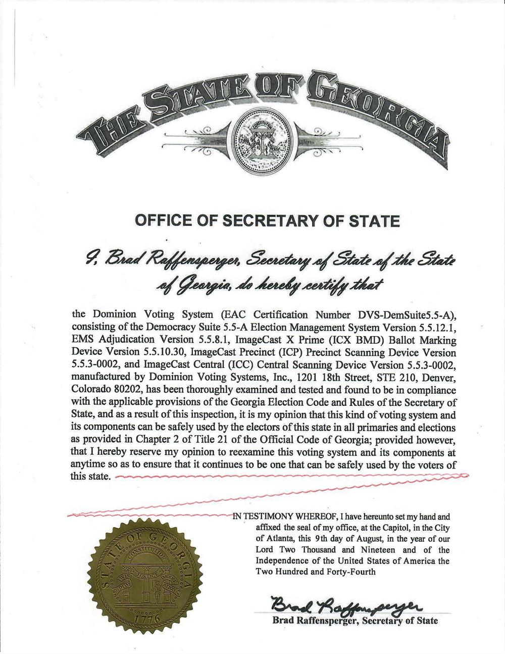Secretary Of State Reviewing Petition To Reexamine New Voting System Georgia Public Broadcasting