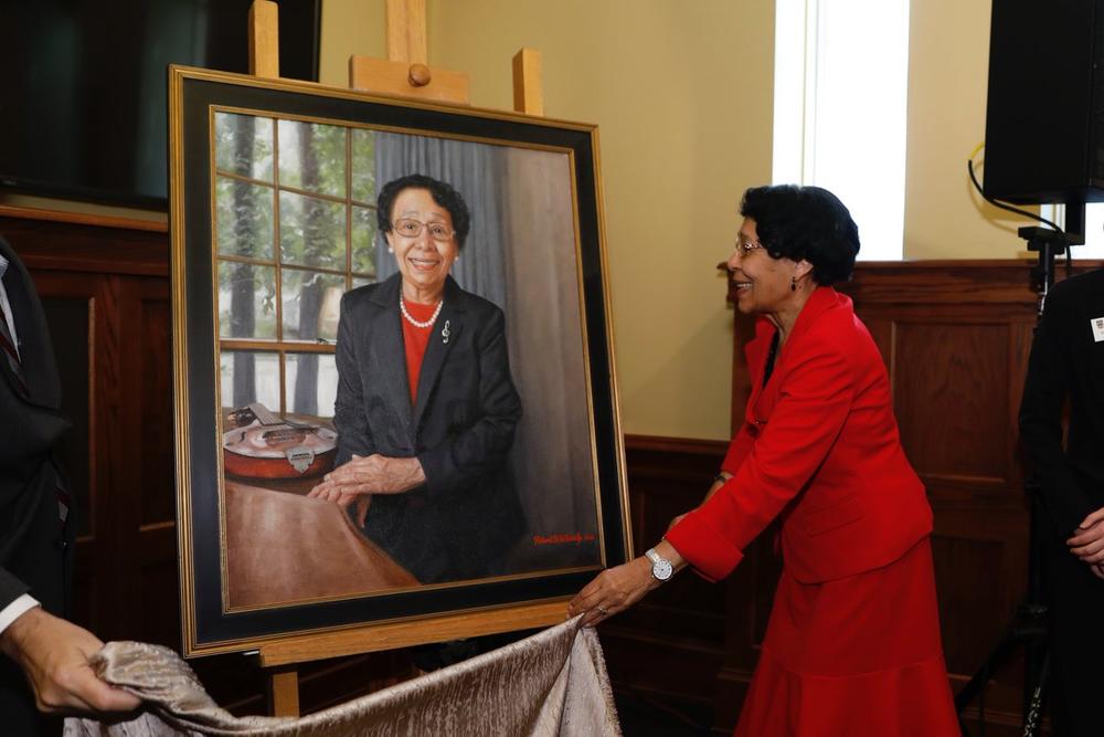 Mary Frances Early was honored with an official UGA portrait in 2018. Now, the university has proposed naming its College of Education after her.