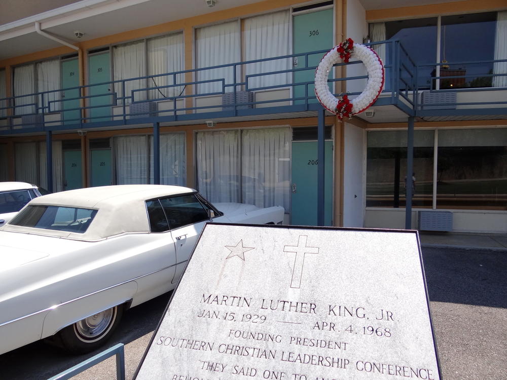 The exterior of the Lorraine Motel where Martin Luther King Jr. was fatally shot on April 4, 1968. 