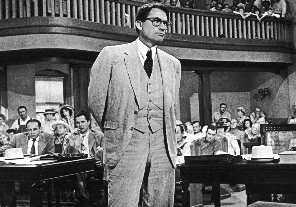 Gregory Peck played one of the most famous lawyers as Atticus Finch in the film adaptation of 