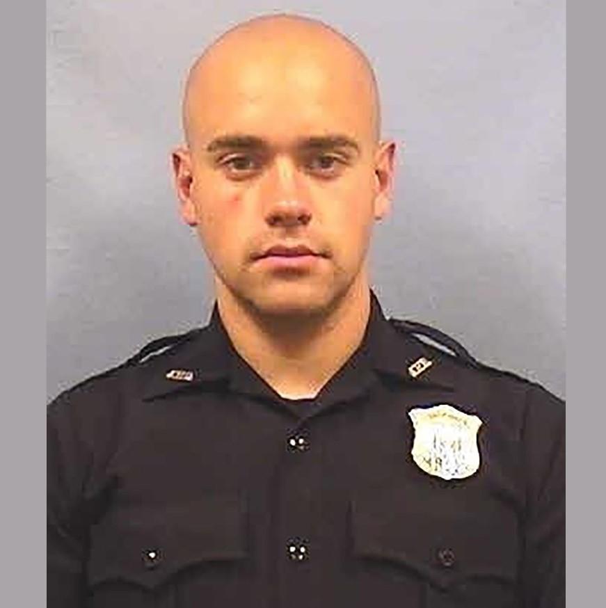 This undated photo provided by the Atlanta Police Department shows Officer Garrett Rolfe. Rolfe was fired following the fatal shooting of a black man and another officer was placed on administrative duty.